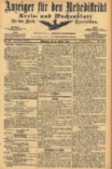 Anzeiger f&uuml;r den Netzedistrikt Kreis- und Wochenblatt f&uuml;r den Kreis Czarnikau 1905.10.19 Jg.53 Nr122