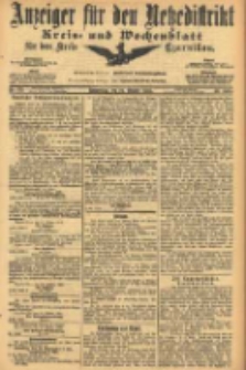 Anzeiger für den Netzedistrikt Kreis- und Wochenblatt für den Kreis Czarnikau 1905.10.19 Jg.53 Nr122