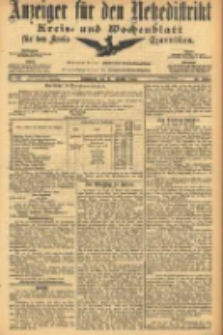 Anzeiger für den Netzedistrikt Kreis- und Wochenblatt für den Kreis Czarnikau 1905.10.21 Jg.53 Nr123