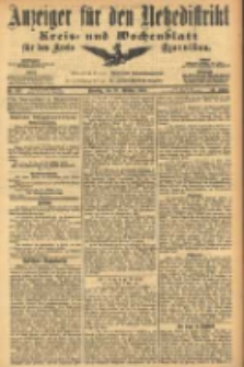 Anzeiger für den Netzedistrikt Kreis- und Wochenblatt für den Kreis Czarnikau 1905.10.31 Jg.53 Nr127