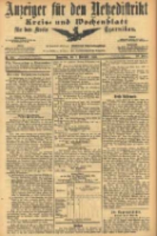Anzeiger f&uuml;r den Netzedistrikt Kreis- und Wochenblatt f&uuml;r den Kreis Czarnikau 1905.11.02 Jg.53 Nr128