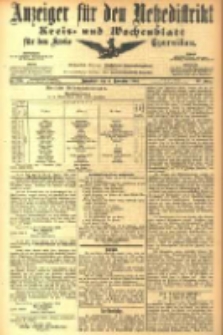 Anzeiger für den Netzedistrikt Kreis- und Wochenblatt für den Kreis Czarnikau 1905.11.04 Jg.53 Nr129