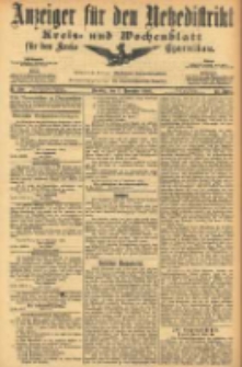 Anzeiger f&uuml;r den Netzedistrikt Kreis- und Wochenblatt f&uuml;r den Kreis Czarnikau 1905.11.07 Jg.53 Nr130