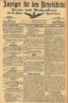 Anzeiger für den Netzedistrikt Kreis- und Wochenblatt für den Kreis Czarnikau 1905.11.07 Jg.53 Nr130