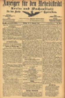 Anzeiger für den Netzedistrikt Kreis- und Wochenblatt für den Kreis Czarnikau 1905.11.21 Jg.53 Nr136