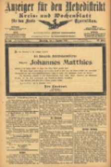 Anzeiger f&uuml;r den Netzedistrikt Kreis- und Wochenblatt f&uuml;r den Kreis Czarnikau 1905.12.07 Jg.53 Nr142