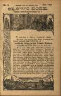 Słowo Boże: dodatek do Przewodnika Katolickiego R.8. 1905 Nr.3