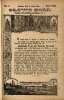 Słowo Boże: dodatek do Przewodnika Katolickiego R.8. 1905 Nr.6