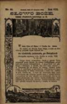 Słowo Boże: dodatek do Przewodnika Katolickiego R.8. 1905 Nr.35