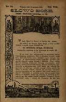Słowo Boże: dodatek do Przewodnika Katolickiego R.8. 1905 Nr.50