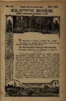 Słowo Boże: dodatek do Przewodnika Katolickiego R.8. 1905 Nr.52