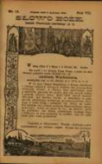 Słowo Boże: dodatek do Przewodnika Katolickiego R.7. 1904 Nr.14