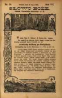 Słowo Boże: dodatek do Przewodnika Katolickiego R.7. 1904 Nr.28