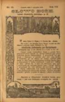 Słowo Boże: dodatek do Przewodnika Katolickiego R.7. 1904 Nr.32