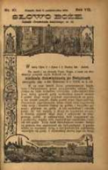 Słowo Boże: dodatek do Przewodnika Katolickiego R.7. 1904 Nr.40