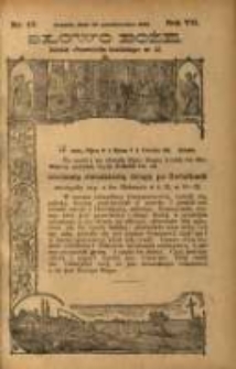 Słowo Boże: dodatek do Przewodnika Katolickiego R.7. 1904 Nr.43