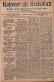 Kostener Kreisblatt: amtliches Veröffentlichungsblatt für den Kreis Kosten 1908.06.30 Jg.43 Nr78