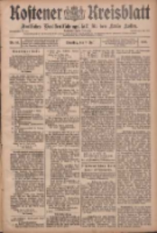 Kostener Kreisblatt: amtliches Ver&ouml;ffentlichungsblatt f&uuml;r den Kreis Kosten 1908.07.07 Jg.43 Nr81
