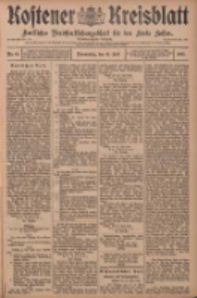 Kostener Kreisblatt: amtliches Ver&ouml;ffentlichungsblatt f&uuml;r den Kreis Kosten 1908.07.16 Jg.43 Nr85
