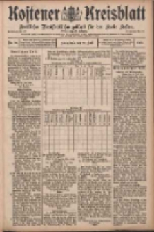 Kostener Kreisblatt: amtliches Ver&ouml;ffentlichungsblatt f&uuml;r den Kreis Kosten 1908.07.25 Jg.43 Nr89