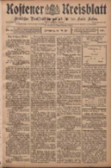 Kostener Kreisblatt: amtliches Ver&ouml;ffentlichungsblatt f&uuml;r den Kreis Kosten 1908.07.30 Jg.43 Nr91