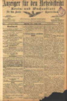 Anzeiger für den Netzedistrikt Kreis- und Wochenblatt für den Kreis Czarnikau 1906.01.04 Jg.54 Nr1