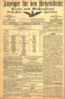 Anzeiger für den Netzedistrikt Kreis- und Wochenblatt für den Kreis Czarnikau 1906.01.11 Jg.54 Nr4