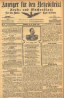 Anzeiger für den Netzedistrikt Kreis- und Wochenblatt für den Kreis Czarnikau 1906.01.27 Jg.54 Nr11