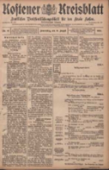 Kostener Kreisblatt: amtliches Veröffentlichungsblatt für den Kreis Kosten 1908.08.13 Jg.43 Nr97