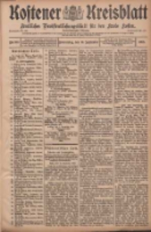 Kostener Kreisblatt: amtliches Veröffentlichungsblatt für den Kreis Kosten 1908.09.10 Jg.43 Nr109