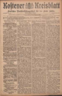 Kostener Kreisblatt: amtliches Ver&ouml;ffentlichungsblatt f&uuml;r den Kreis Kosten 1908.09.Kostener Kreisblatt: amtliches Ver&ouml;ffentlichungsblatt f&uuml;r den Kreis Kosten 1908.09.17 Jg.43 Nr112