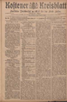Kostener Kreisblatt: amtliches Ver&ouml;ffentlichungsblatt f&uuml;r den Kreis Kosten 1908.09.19 Jg.43 Nr113