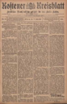 Kostener Kreisblatt: amtliches Ver&ouml;ffentlichungsblatt f&uuml;r den Kreis Kosten 1908.09.22 Jg.43 Nr114
