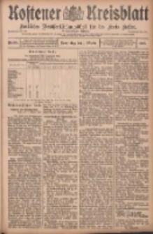 Kostener Kreisblatt: amtliches Ver&ouml;ffentlichungsblatt f&uuml;r den Kreis Kosten 1908.10.01 Jg.43 Nr118