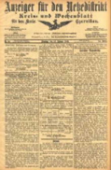 Anzeiger f&uuml;r den Netzedistrikt Kreis- und Wochenblatt f&uuml;r den Kreis Czarnikau 1906.02.13 Jg.54 Nr18