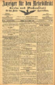 Anzeiger für den Netzedistrikt Kreis- und Wochenblatt für den Kreis Czarnikau 1906.02.13 Jg.54 Nr18