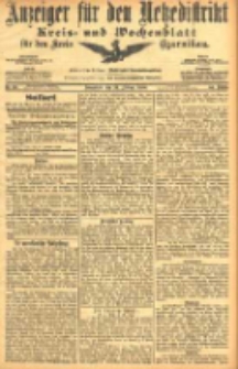 Anzeiger f&uuml;r den Netzedistrikt Kreis- und Wochenblatt f&uuml;r den Kreis Czarnikau 1906.02.24 Jg.54 Nr23