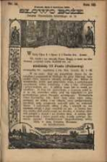 Słowo Boże: dodatek do Przewodnika Katolickiego R.3. 1900 Nr.14