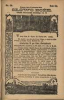 Słowo Boże: dodatek do Przewodnika Katolickiego R.3. 1900 Nr.32