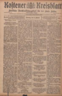 Kostener Kreisblatt: amtliches Ver&ouml;ffentlichungsblatt f&uuml;r den Kreis Kosten 1908.10.13 Jg.43 Nr123