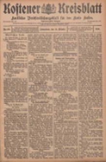 Kostener Kreisblatt: amtliches Ver&ouml;ffentlichungsblatt f&uuml;r den Kreis Kosten 1908.10.24 Jg.43 Nr128