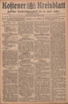 Kostener Kreisblatt: amtliches Veröffentlichungsblatt für den Kreis Kosten 1908.10.24 Jg.43 Nr128