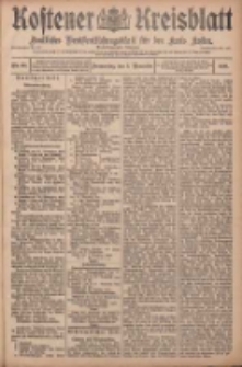 Kostener Kreisblatt: amtliches Ver&ouml;ffentlichungsblatt f&uuml;r den Kreis Kosten 1908.11.05 Jg.43 Nr133