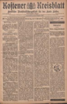 Kostener Kreisblatt: amtliches Ver&ouml;ffentlichungsblatt f&uuml;r den Kreis Kosten 1908.11.12 Jg.43 Nr136