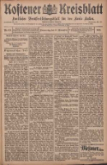 Kostener Kreisblatt: amtliches Ver&ouml;ffentlichungsblatt f&uuml;r den Kreis Kosten 1908.11.19 Jg.43 Nr139