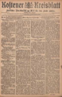Kostener Kreisblatt: amtliches Ver&ouml;ffentlichungsblatt f&uuml;r den Kreis Kosten 1908.11.26 Jg.43 Nr142
