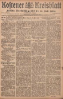 Kostener Kreisblatt: amtliches Veröffentlichungsblatt für den Kreis Kosten 1908.11.26 Jg.43 Nr142