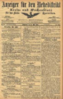 Anzeiger für den Netzedistrikt Kreis- und Wochenblatt für den Kreis Czarnikau 1906.03.22 Jg.54 Nr34
