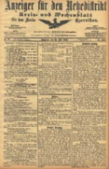 Anzeiger f&uuml;r den Netzedistrikt Kreis- und Wochenblatt f&uuml;r den Kreis Czarnikau 1906.03.24 Jg.54 Nr35
