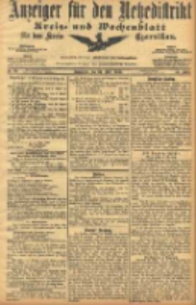 Anzeiger für den Netzedistrikt Kreis- und Wochenblatt für den Kreis Czarnikau 1906.03.24 Jg.54 Nr35